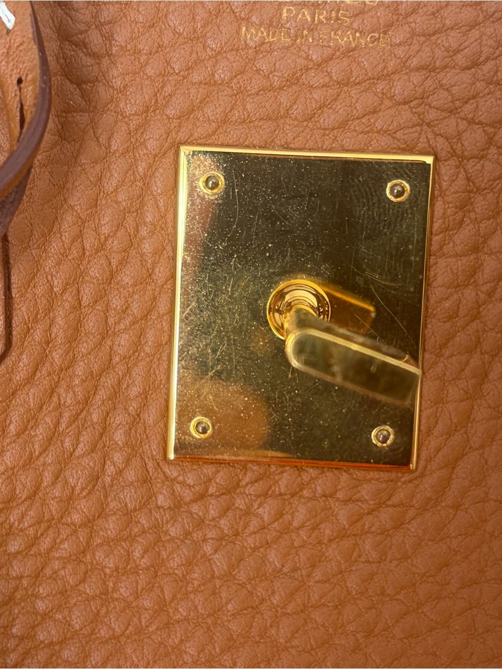 Hermes Birkin Gold Fjord Leather with Gold hardware - Picture 11 of 17